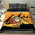 Egypt Christmas Bedding Set with Pharaoh Santa Pyramids Eye of Horus and Ancient Egyptian - Wonder Print Shop