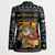 Egypt Christmas Blazer with Pharaoh Santa Pyramids Eye of Horus and Ancient Egyptian - Wonder Print Shop