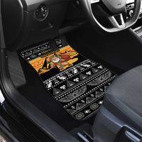 Egypt Christmas Car Mats with Pharaoh Santa Pyramids Eye of Horus and Ancient Egyptian - Wonder Print Shop