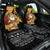 Egypt Christmas Car Seat Cover with Pharaoh Santa Pyramids Eye of Horus and Ancient Egyptian - Wonder Print Shop