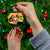 Egypt Christmas Ceramic Ornament with Pharaoh Santa Pyramids Eye of Horus and Ancient Egyptian - Wonder Print Shop