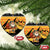 Egypt Christmas Ceramic Ornament with Pharaoh Santa Pyramids Eye of Horus and Ancient Egyptian - Wonder Print Shop