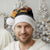 Egypt Christmas Santa Hat with Pharaoh Santa Pyramids Eye of Horus and Ancient Egyptian - Wonder Print Shop