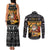 Egypt Christmas Couples Matching Tank Maxi Dress and Long Sleeve Button Shirt with Pharaoh Santa Pyramids Eye of Horus and Ancient Egyptian - Wonder Print Shop