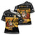 Egypt Christmas Cross Shoulder Shirt with Pharaoh Santa Pyramids Eye of Horus and Ancient Egyptian - Wonder Print Shop