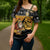 Egypt Christmas Cross Shoulder Shirt with Pharaoh Santa Pyramids Eye of Horus and Ancient Egyptian - Wonder Print Shop