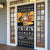 Egypt Christmas Door Cover with Pharaoh Santa Pyramids Eye of Horus and Ancient Egyptian - Wonder Print Shop