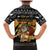 Egypt Christmas Family Matching Mermaid Dress and Hawaiian Shirt with Pharaoh Santa Pyramids Eye of Horus and Ancient Egyptian - Wonder Print Shop