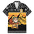 Egypt Christmas Family Matching Mermaid Dress and Hawaiian Shirt with Pharaoh Santa Pyramids Eye of Horus and Ancient Egyptian - Wonder Print Shop