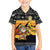 Egypt Christmas Family Matching Off Shoulder Short Dress and Hawaiian Shirt with Pharaoh Santa Pyramids Eye of Horus and Ancient Egyptian - Wonder Print Shop