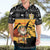 Egypt Christmas Hawaiian Shirt with Pharaoh Santa Pyramids Eye of Horus and Ancient Egyptian - Wonder Print Shop