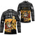 Egypt Christmas Hockey Jersey with Pharaoh Santa Pyramids Eye of Horus and Ancient Egyptian - Wonder Print Shop
