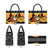 Egypt Christmas Leather Bag with Pharaoh Santa Pyramids Eye of Horus and Ancient Egyptian - Wonder Print Shop