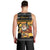 Egypt Christmas Men Tank Top with Pharaoh Santa Pyramids Eye of Horus and Ancient Egyptian - Wonder Print Shop