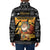 Egypt Christmas Padded Jacket with Pharaoh Santa Pyramids Eye of Horus and Ancient Egyptian - Wonder Print Shop