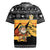 Egypt Christmas Rugby Jersey with Pharaoh Santa Pyramids Eye of Horus and Ancient Egyptian - Wonder Print Shop