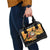 Egypt Christmas Shoulder Handbag with Pharaoh Santa Pyramids Eye of Horus and Ancient Egyptian - Wonder Print Shop