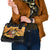 Egypt Christmas Shoulder Handbag with Pharaoh Santa Pyramids Eye of Horus and Ancient Egyptian - Wonder Print Shop