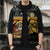 Egypt Christmas Sleeveless Puffer Jacket with Pharaoh Santa Pyramids Eye of Horus and Ancient Egyptian - Wonder Print Shop