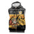 Egypt Christmas Sleeveless Zip Hoodie with Pharaoh Santa Pyramids Eye of Horus and Ancient Egyptian - Wonder Print Shop