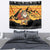 Egypt Christmas Tapestry with Pharaoh Santa Pyramids Eye of Horus and Ancient Egyptian - Wonder Print Shop
