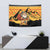 Egypt Christmas Tapestry with Pharaoh Santa Pyramids Eye of Horus and Ancient Egyptian - Wonder Print Shop