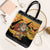 Egypt Christmas Tote Bag with Pharaoh Santa Pyramids Eye of Horus and Ancient Egyptian - Wonder Print Shop