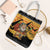 Egypt Christmas Tote Bag with Pharaoh Santa Pyramids Eye of Horus and Ancient Egyptian - Wonder Print Shop