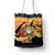 Egypt Christmas Tote Bag with Pharaoh Santa Pyramids Eye of Horus and Ancient Egyptian - Wonder Print Shop