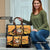 Egypt Christmas Travel Bag with Pharaoh Santa Pyramids Eye of Horus and Ancient Egyptian - Wonder Print Shop