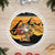 Egypt Christmas Tree Skirt with Pharaoh Santa Pyramids Eye of Horus and Ancient Egyptian - Wonder Print Shop