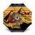 Egypt Christmas Umbrella with Pharaoh Santa Pyramids Eye of Horus and Ancient Egyptian - Wonder Print Shop