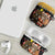 Egypt Christmas AirPods Case with Santa Cat Sleigh Reindeer Christmas Tree and Ancient Hieroglyphic - Wonder Print Shop
