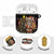 Egypt Christmas AirPods Case with Santa Cat Sleigh Reindeer Christmas Tree and Ancient Hieroglyphic - Wonder Print Shop
