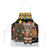 Egypt Christmas Apron with Santa Cat Sleigh Reindeer Christmas Tree and Ancient Hieroglyphic - Wonder Print Shop