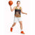 Egypt Christmas Basketball Jersey with Santa Cat Sleigh Reindeer Christmas Tree and Ancient Hieroglyphic - Wonder Print Shop