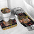 Egypt Christmas Bathroom Set with Santa Cat Sleigh Reindeer Christmas Tree and Ancient Hieroglyphic - Wonder Print Shop