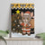 Egypt Christmas Canvas Wall Art with Santa Cat Sleigh Reindeer Christmas Tree and Ancient Hieroglyphic - Wonder Print Shop