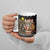 Egypt Christmas Ceramic Mug with Santa Cat Sleigh Reindeer Christmas Tree and Ancient Hieroglyphic - Wonder Print Shop