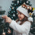 Egypt Christmas Santa Hat with Santa Cat Sleigh Reindeer Christmas Tree and Ancient Hieroglyphic - Wonder Print Shop