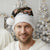 Egypt Christmas Santa Hat with Santa Cat Sleigh Reindeer Christmas Tree and Ancient Hieroglyphic - Wonder Print Shop