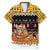 Egypt Christmas Family Matching Mermaid Dress and Hawaiian Shirt with Santa Cat Sleigh Reindeer Christmas Tree and Ancient Hieroglyphic - Wonder Print Shop