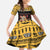 Egypt Christmas Family Matching Off Shoulder Maxi Dress and Hawaiian Shirt with Santa Cat Sleigh Reindeer Christmas Tree and Ancient Hieroglyphic - Wonder Print Shop