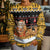 Egypt Christmas Kid Ugly Christmas Sweater with Santa Cat Sleigh Reindeer Christmas Tree and Ancient Hieroglyphic - Wonder Print Shop