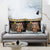 Egypt Christmas Pillow Cover with Santa Cat Sleigh Reindeer Christmas Tree and Ancient Hieroglyphic - Wonder Print Shop