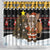 Egypt Christmas Shower Curtain with Santa Cat Sleigh Reindeer Christmas Tree and Ancient Hieroglyphic - Wonder Print Shop