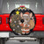 Egypt Christmas Spare Tire Cover with Santa Cat Sleigh Reindeer Christmas Tree and Ancient Hieroglyphic - Wonder Print Shop