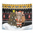 Egypt Christmas Tapestry with Santa Cat Sleigh Reindeer Christmas Tree and Ancient Hieroglyphic - Wonder Print Shop