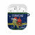 Curacao Christmas AirPods Case with Santa Turtle Ocean Waves Snowflakes and Holiday Gift Design - Wonder Print Shop