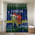 Curacao Christmas Bathroom Set with Santa Turtle Ocean Waves Snowflakes and Holiday Gift Design - Wonder Print Shop